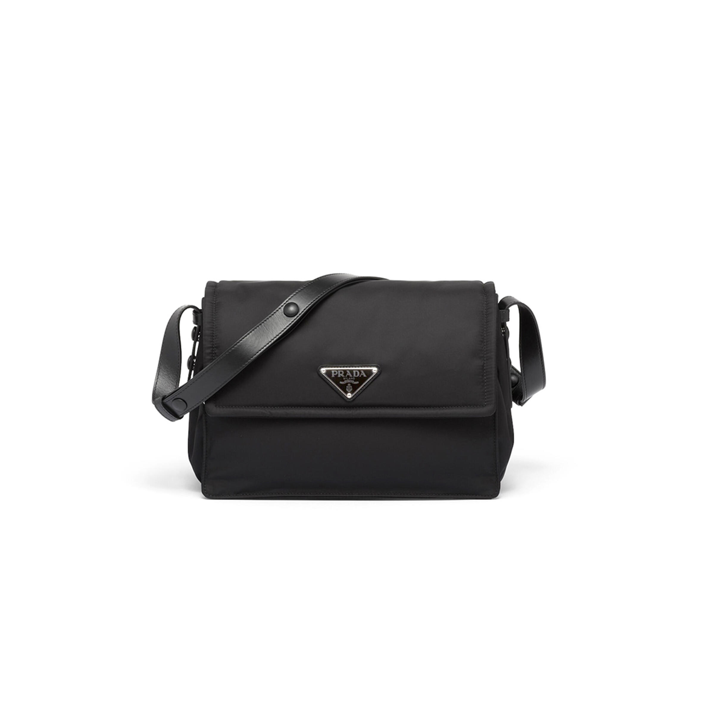 Pra*a traveller medium padded re-nylon bag 1bd255 (30*21.5*12cm)